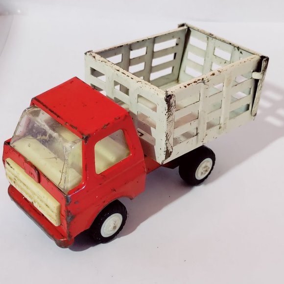 Other - Red and White Hauling Dump Truck